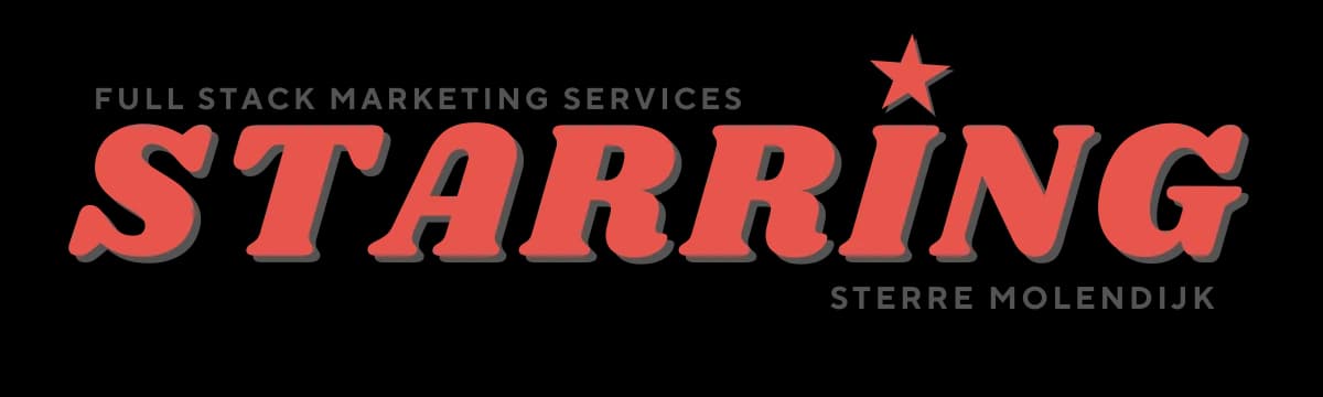 Starring, full stack marketing services by Sterre Molendijk
